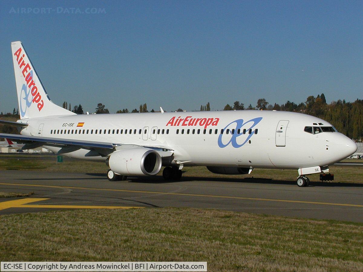 EC-ISE, 2003 Boeing 737-86Q C/N 30290, Air Europa 737 at Boeing Field