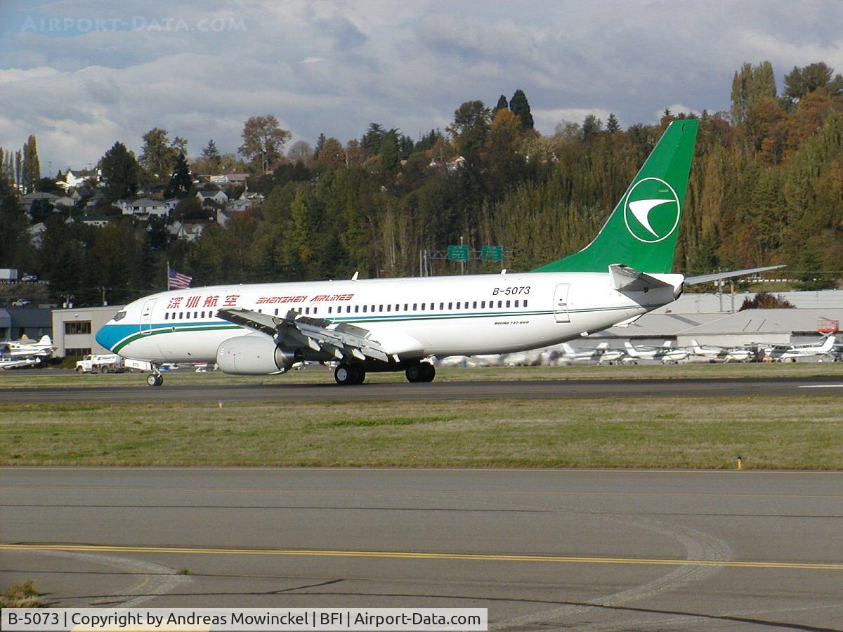 B-5073, 2003 Boeing 737-8Q8 C/N 30680, Shenzhen Airlines 737 at Boeing Field