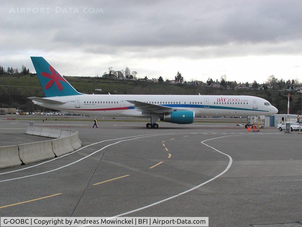 G-OOBC, 2003 Boeing 757-28A C/N 33098, Air2000 757 at Boeing Field