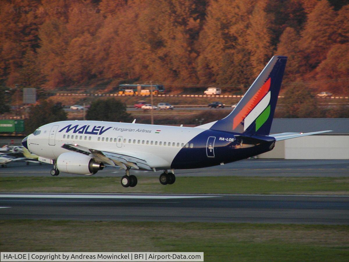 HA-LOE, 2003 Boeing 737-6Q8 C/N 28260, Malev 737 at Boeing Field