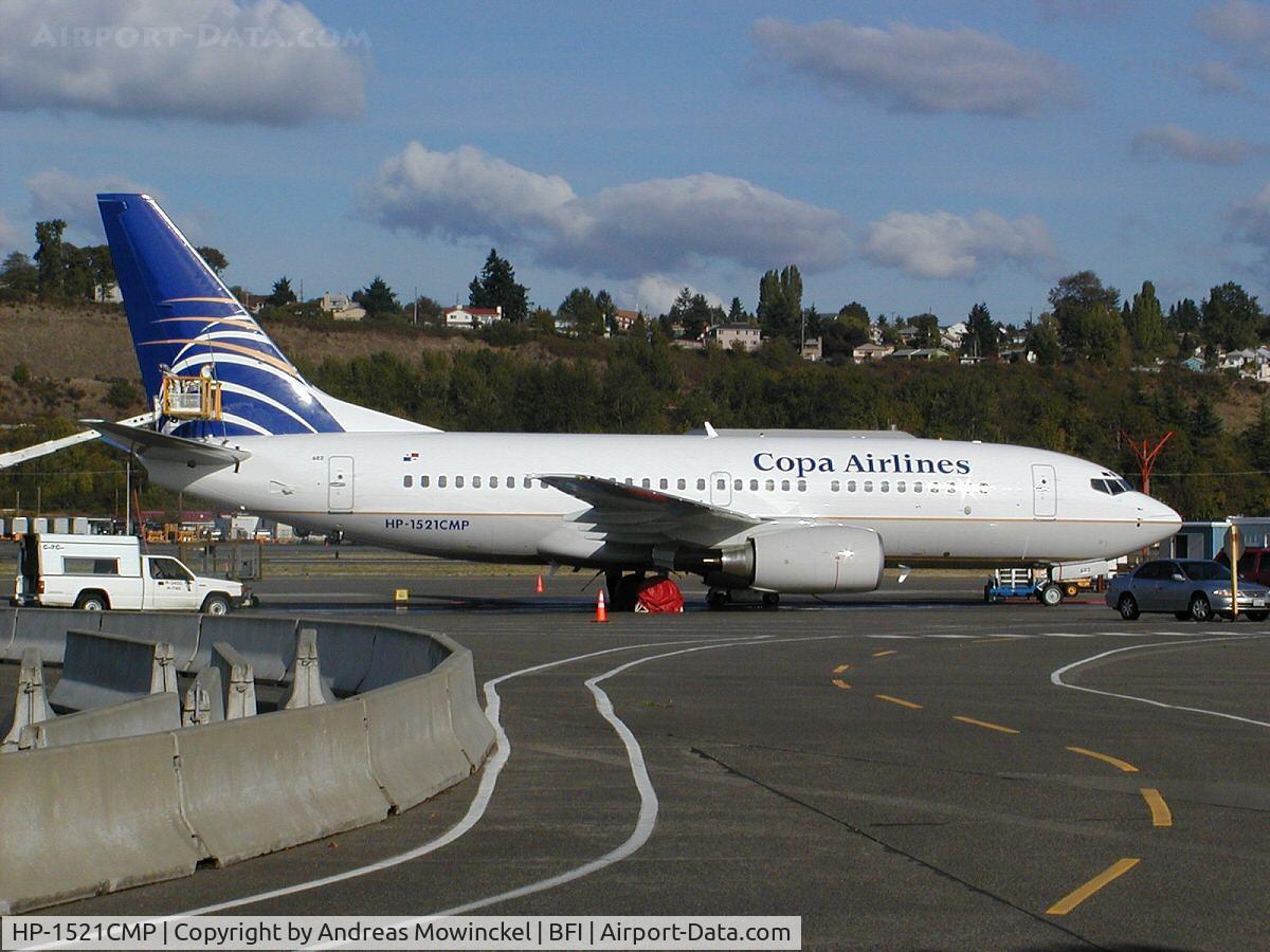 HP-1521CMP, 2003 Boeing 737-7V3 C/N 33708, Copa Airlines 737 at Boeing Field