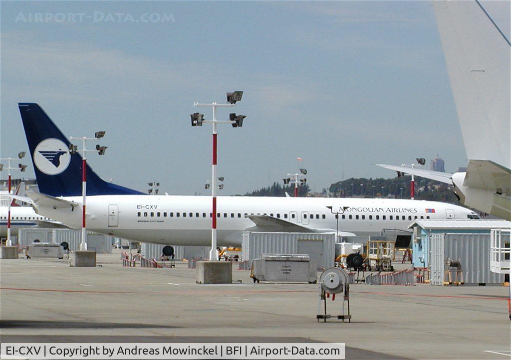 EI-CXV, 2002 Boeing 737-8CX C/N 32364, Mongolian Airlines 737 at Boeing Field