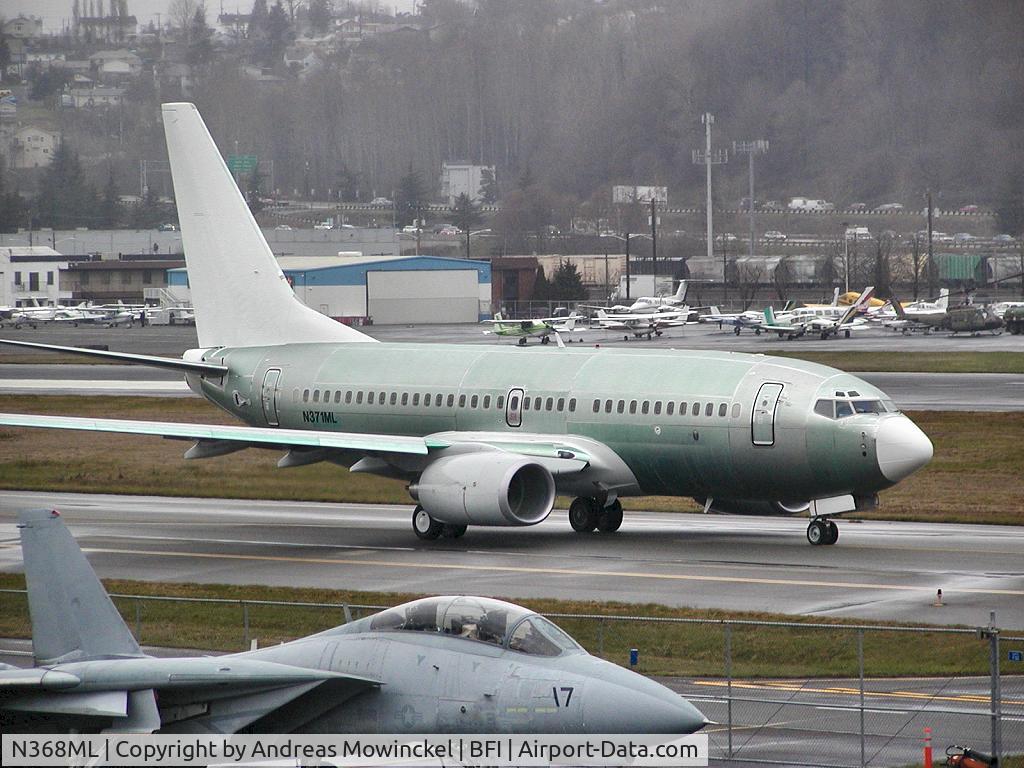 N368ML, 2001 Boeing 737-7BX C/N 30743, Midway B737-7BX N371ML never got painted.  Now with Virgin Blue as VH-VBS