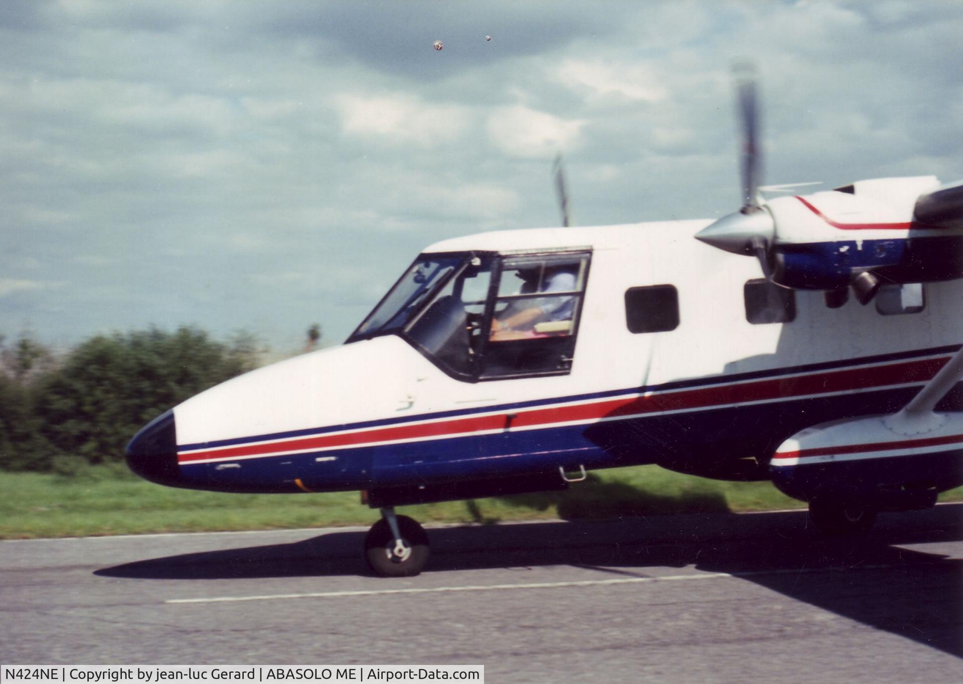 N424NE, GAF N24A Nomad C/N N24A-115FA, bush flight mexico