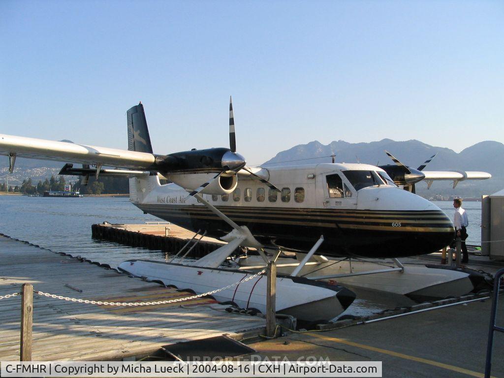 C-FMHR, 1967 De Havilland Canada DHC-6-100 Twin Otter C/N 51, At Vancouver Coal Harbour, just before a trip to Victoria