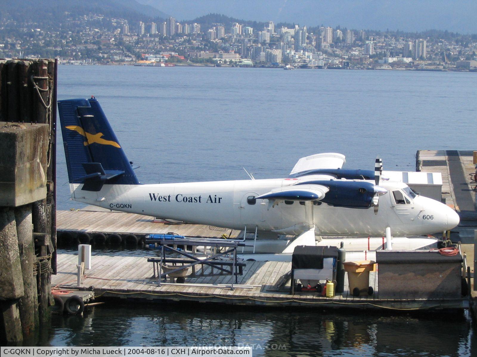 C-GQKN, 1968 De Havilland Canada DHC-6-100 Twin Otter C/N 94, At Vancouver's Coal Harbour