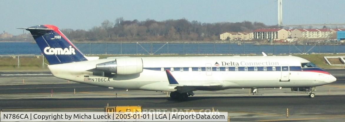 N786CA, 1999 Bombardier CRJ-100ER (CL-600-2B19) C/N 7333, Comair for Delta Connection