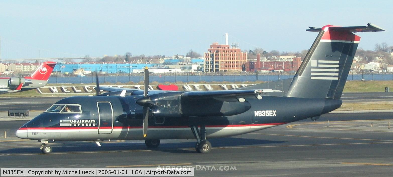 N835EX, 1991 De Havilland Canada DHC-8-102 Dash 8 C/N 289, Piedmont for US Airways Express