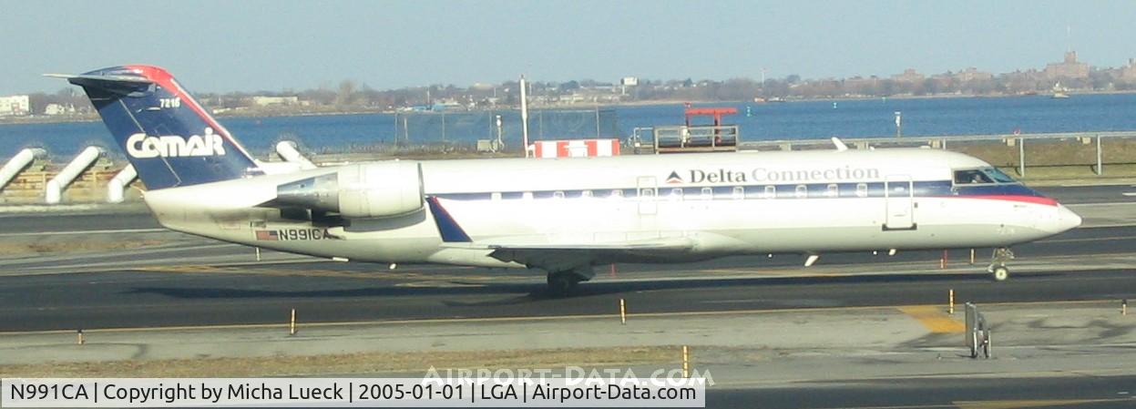 N991CA, 1998 Canadair CRJ-100LR (CL-600-2B19) C/N 7216, Comair for Delta Connection