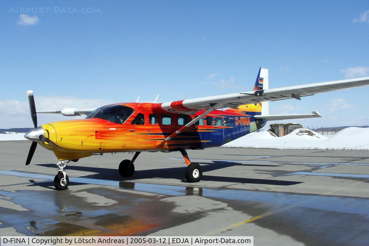D-FINA, 2001 Cessna 208B Grand Caravan C/N 208B0475, Cessna Caravan at Allgäu Airport / Memmingen Germany