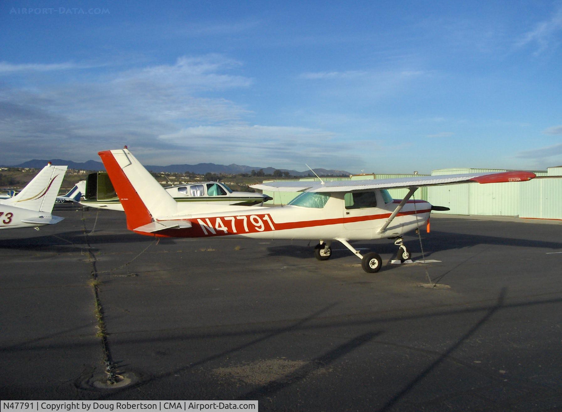 N47791, 1979 Cessna 152 C/N 15283250, 1979 Cessna 152, Lycoming O-235-L2C, 110 Hp