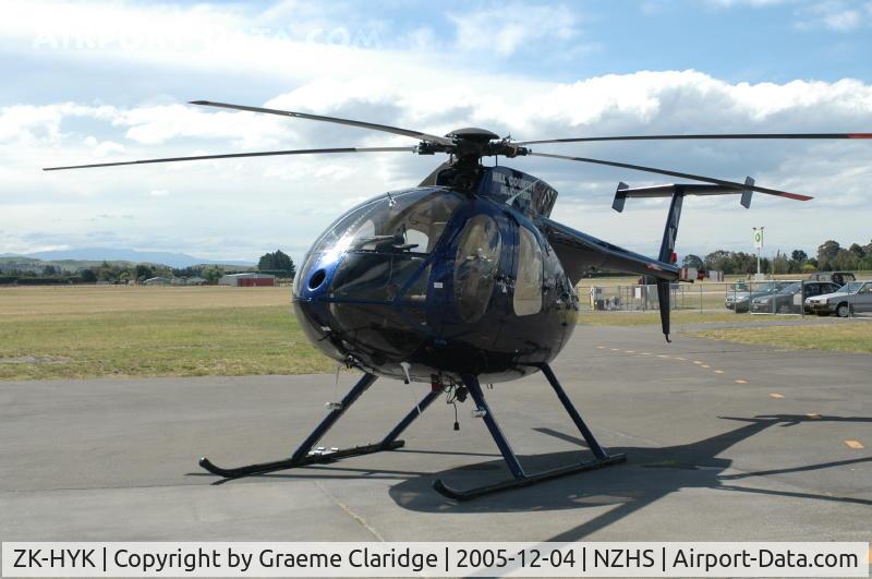 ZK-HYK, Hughes 369E C/N 0156E, HUGHES 369E
