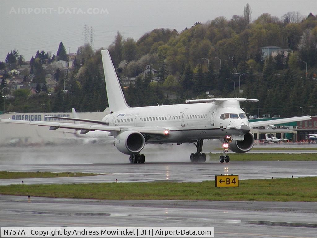 N757A, 1982 Boeing 757-200 C/N 22212, One of the two aircraft involved in the Joint Strike Fighter testing program. This is also the very first 757 built.