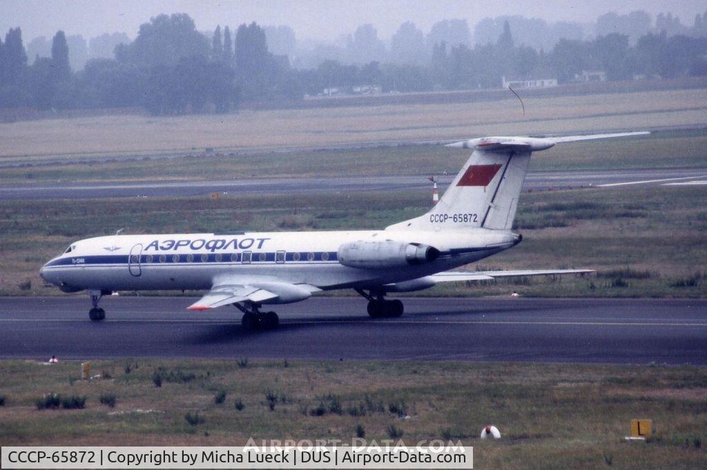 CCCP-65872, 1975 Tupolev Tu-134A C/N 29312, Still the old Soviet registration in 1988