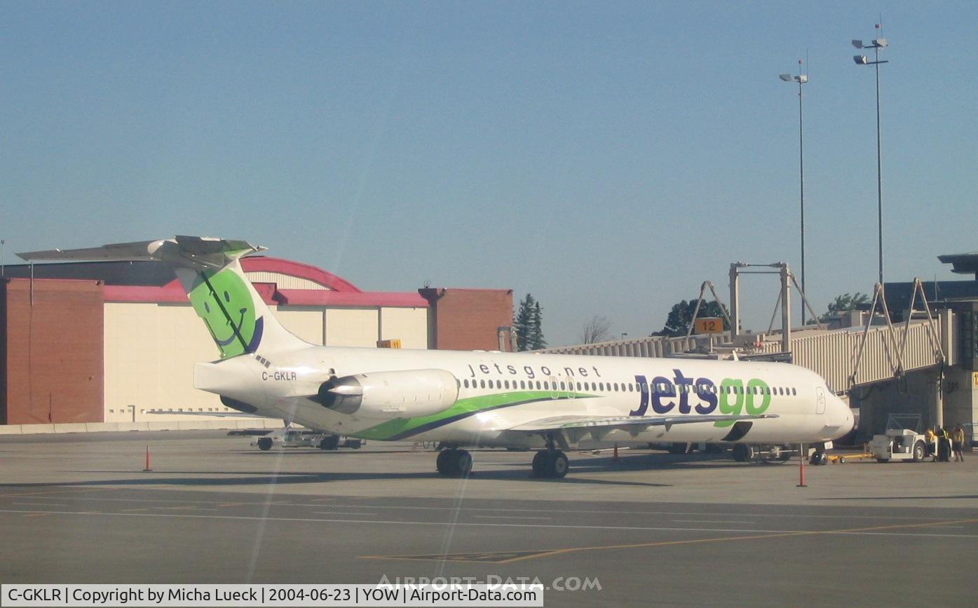 C-GKLR, 1995 McDonnell Douglas MD-83 (DC-9-83) C/N 53469, Jetsgo, after its demise widely referred to as Jetsgone