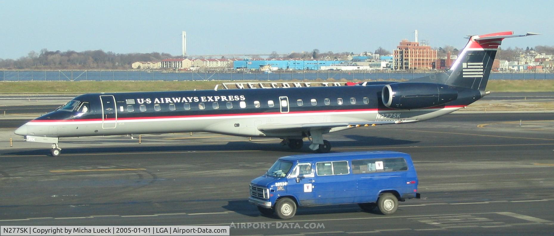 N277SK, 2000 Embraer ERJ-145LR (EMB-145LR) C/N 145355, Chautauqua Airlines for US Airways Express
