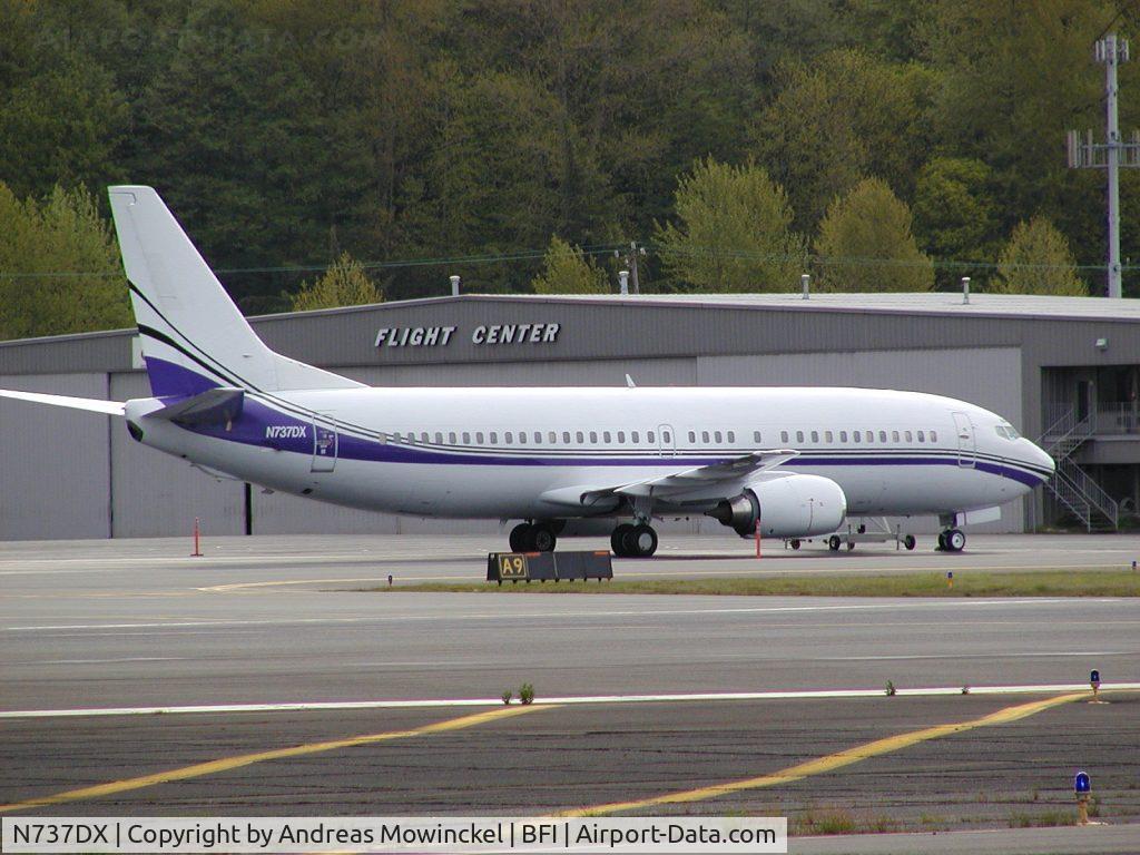 N737DX, 1990 Boeing 737-408 C/N 24804, Sports Jet LLC B737 at Boeing Field
