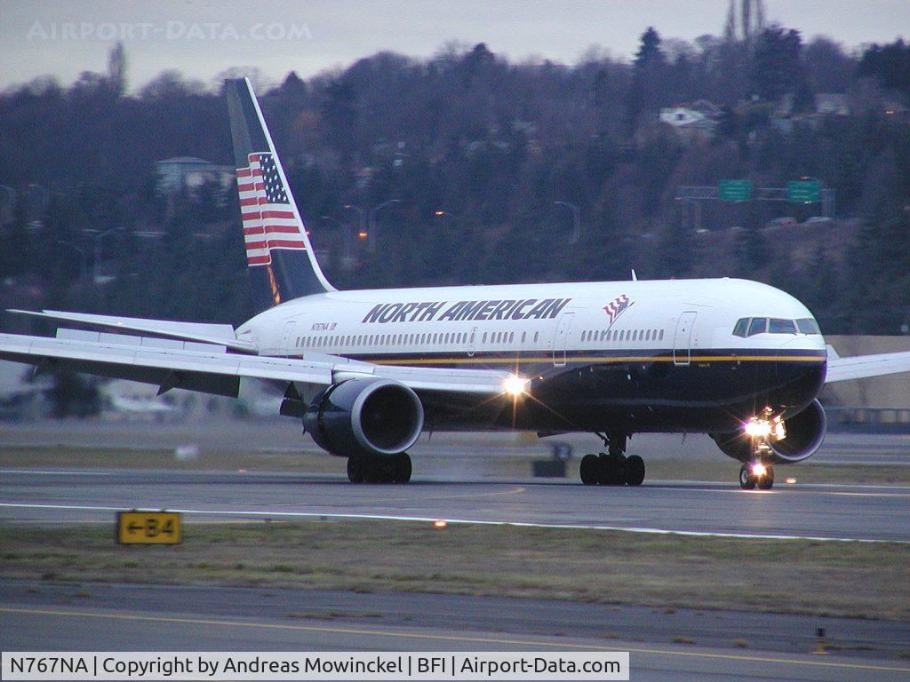 N767NA, 1996 Boeing 767-324 C/N 27569, North American B767 coming from a military charter.