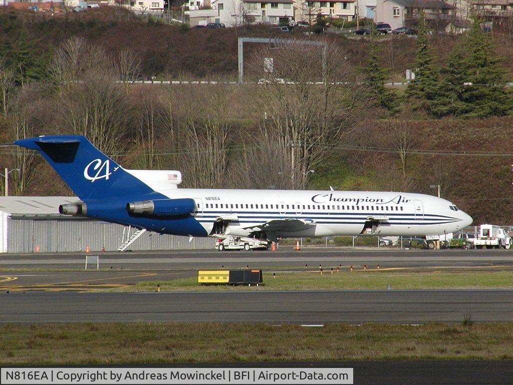 N816EA, 1981 Boeing 727-225 C/N 22553, Champion Air is a rather large charter company, operating a fleet of 727's.