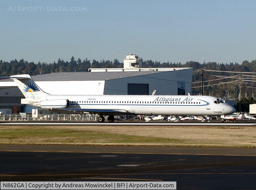 N862GA, 1987 McDonnell Douglas MD-83 (DC-9-83) C/N 49556, Allegiant Air MD83, formerly with Scandinavian Airlines as LN-RMF.
