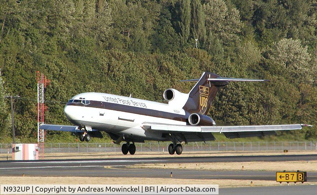 N932UP, 1968 Boeing 727-25C C/N 19856, UPS B727 at Boeing Field