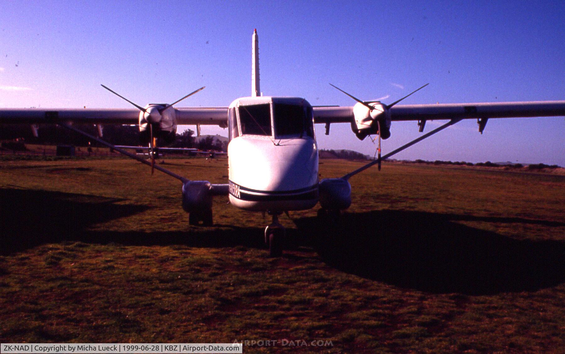 ZK-NAD, 1996 GAF N24A Nomad C/N N24A-30, Ex Flying Doctor Service aircraft, now used for local whale watching flights