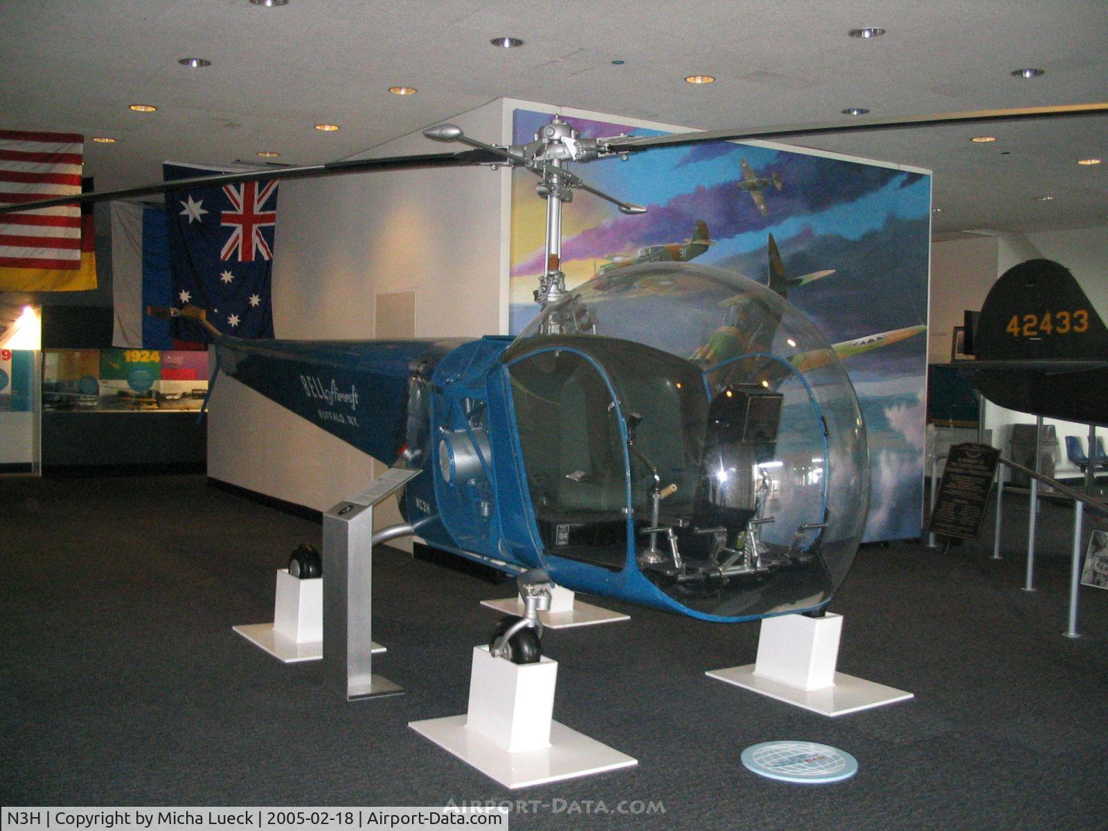 N3H, 1929 Bell 47 C/N 5, Bell 47-5, preserved at the Niagara Aerospace Museum in Niagara Falls, New York