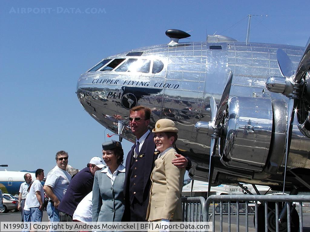 N19903, 1940 Boeing SA-307B-1 Stratoliner C/N 2003, The only surviving (of only five built) Boeing 307 Stratoliner was restored in Seattle and flown to Washington in 2003 to be a part of the Udzar-Hazy museum at Dulles.