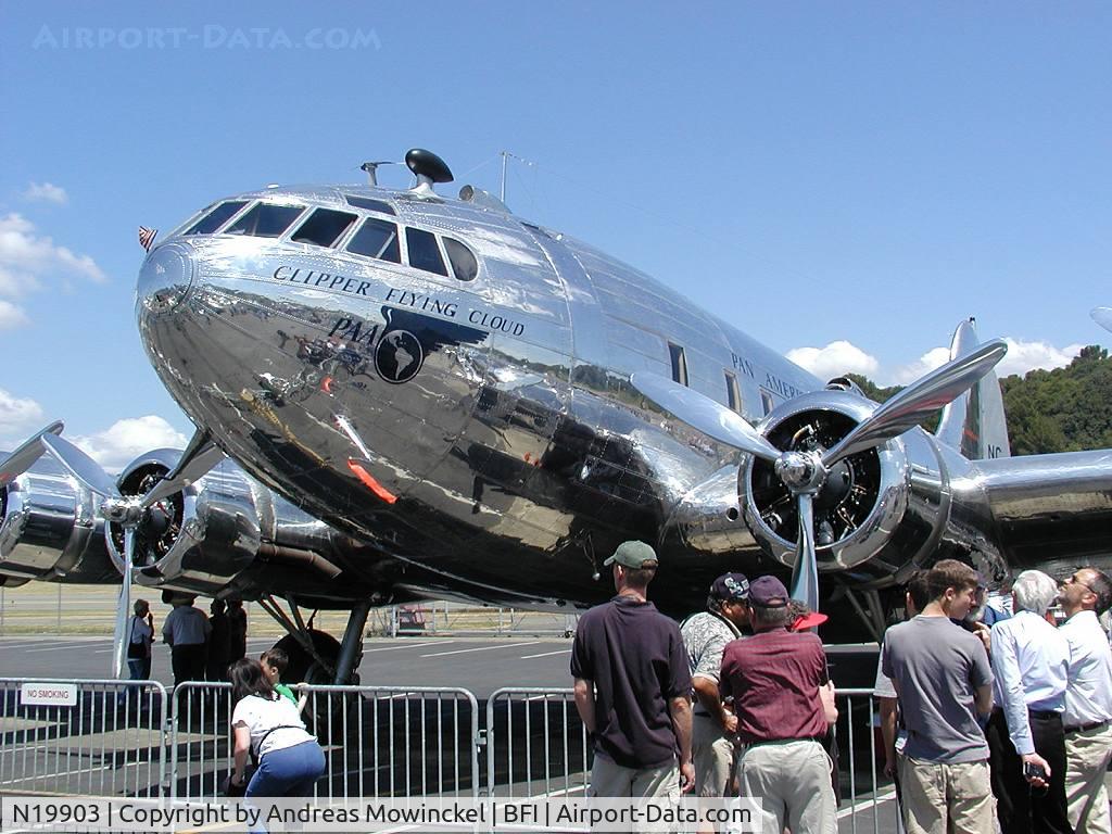 N19903, 1940 Boeing SA-307B-1 Stratoliner C/N 2003, The only surviving (of only five built) Boeing 307 Stratoliner was restored in Seattle and flown to Washington in 2003 to be a part of the Udzar-Hazy museum at Dulles.