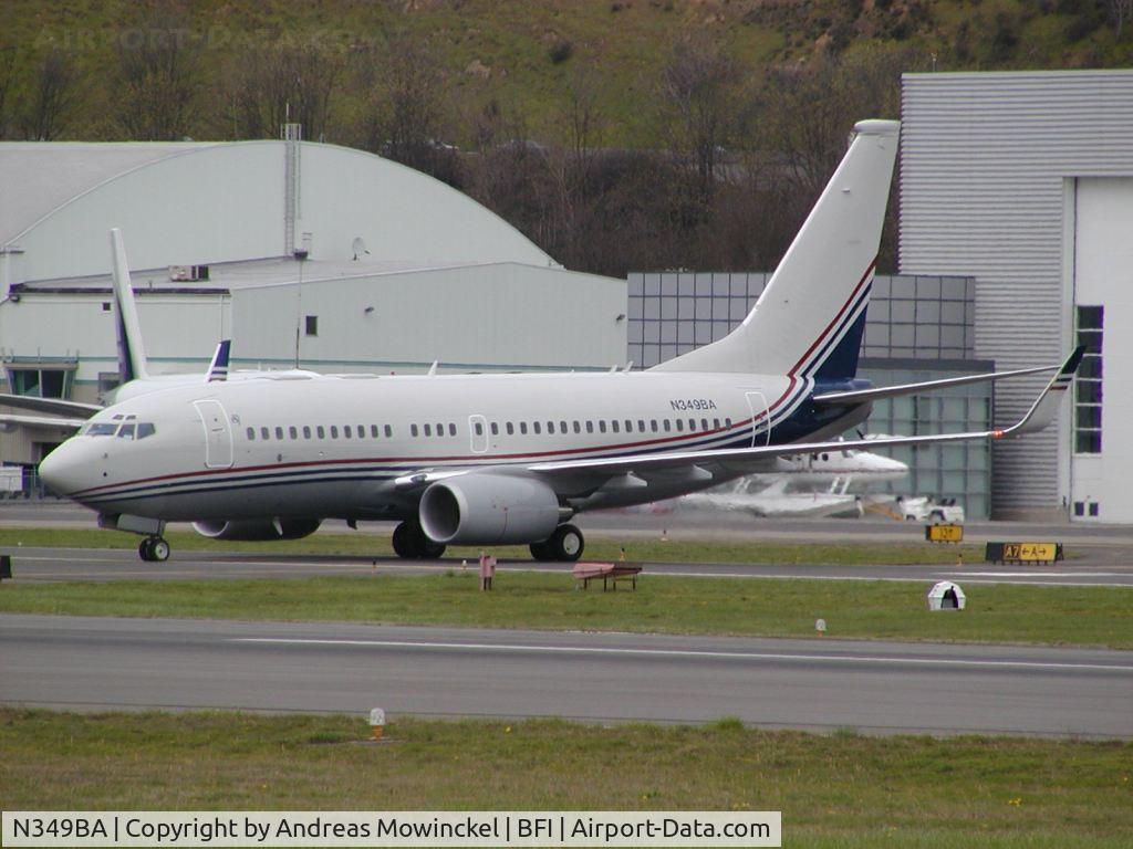 N349BA, 2000 Boeing 737-73Q C/N 30789, B737 used by Boeing