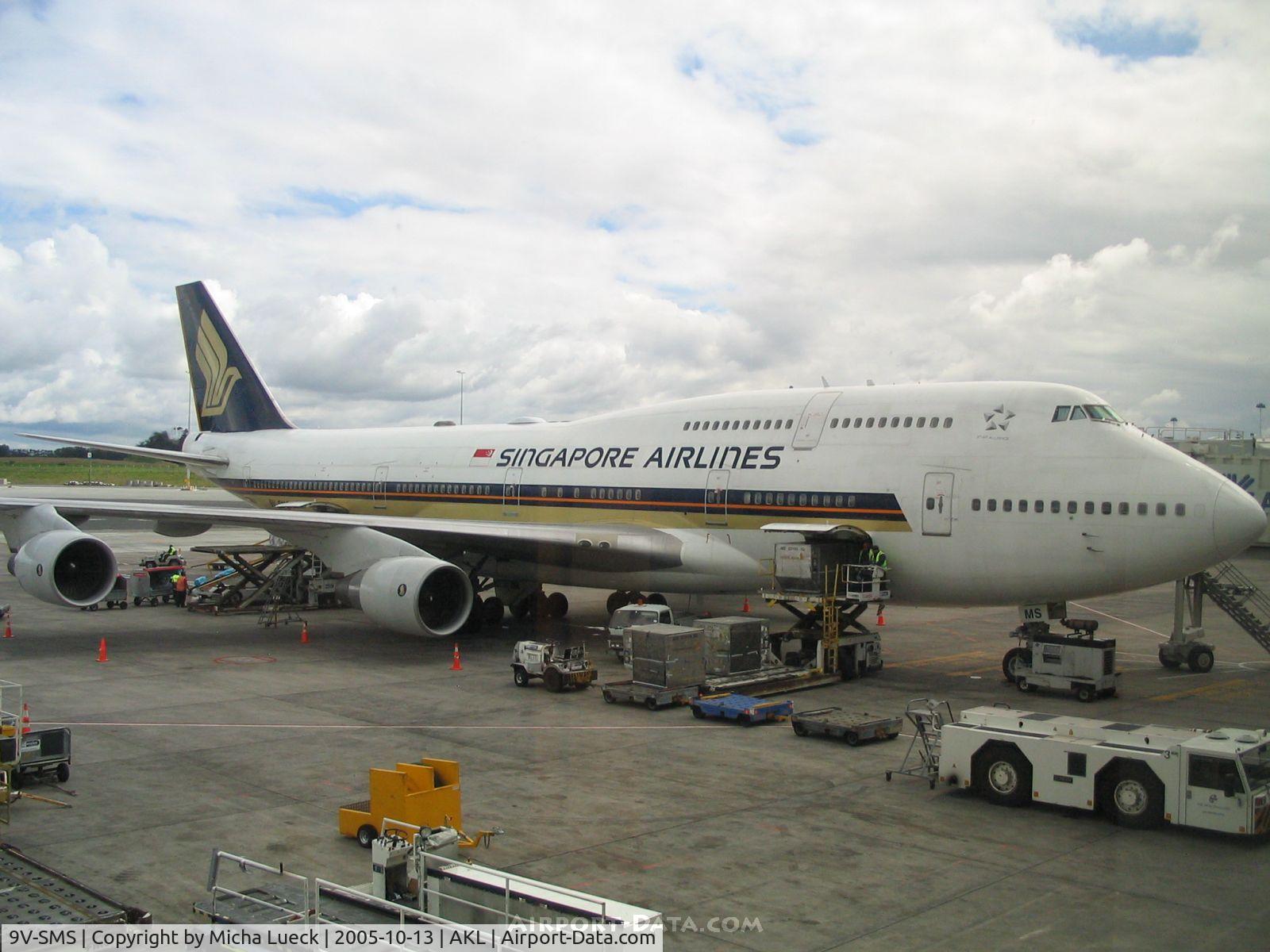 9V-SMS, 1993 Boeing 747-412 C/N 27134, Just arrived from Singapore