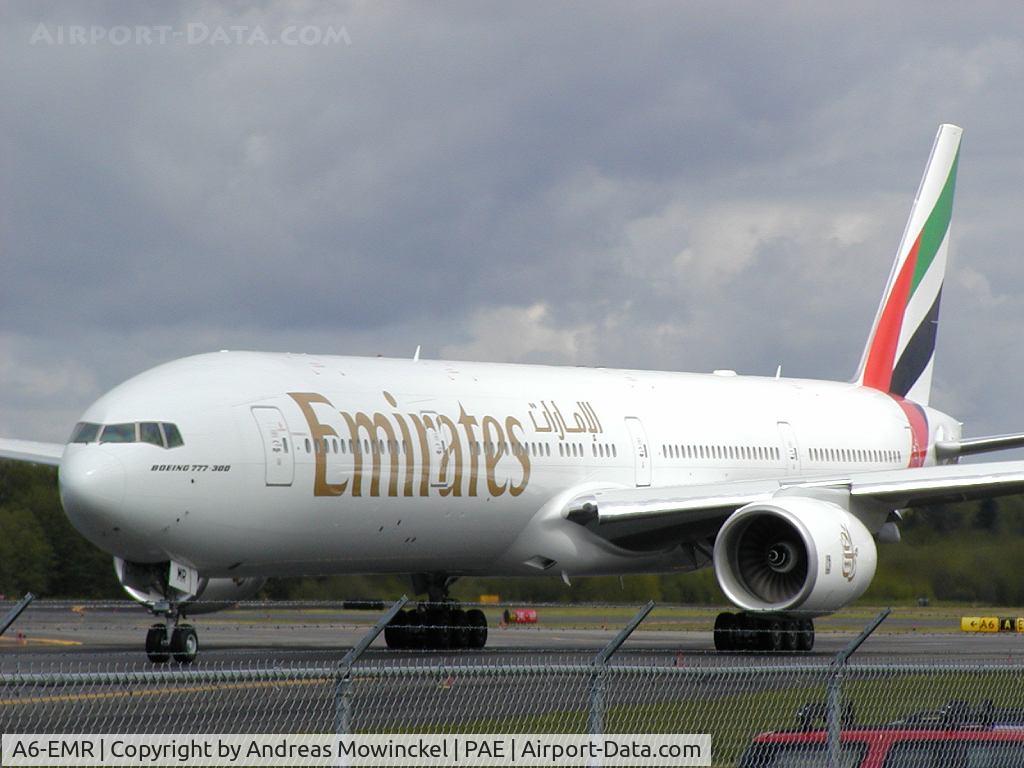A6-EMR, 2002 Boeing 777-31H C/N 29396, Emirates B777 at Paine Field Airport