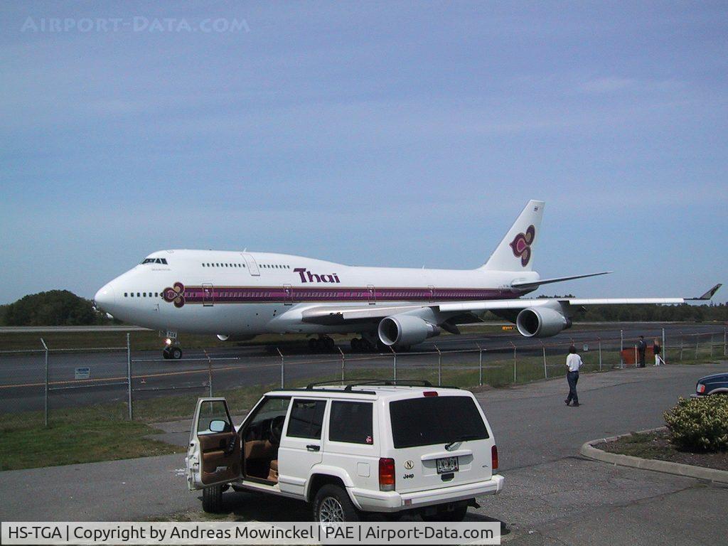 HS-TGA, 2001 Boeing 747-4D7 C/N 32369, Tahi Airways B747 at Paine Field Airport