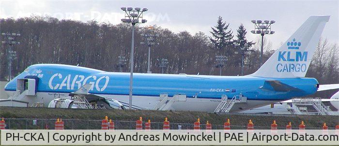 PH-CKA, 2003 Boeing 747-406F/ER/SCD C/N 33694, KLM B747 freighter at Paine Field Airport