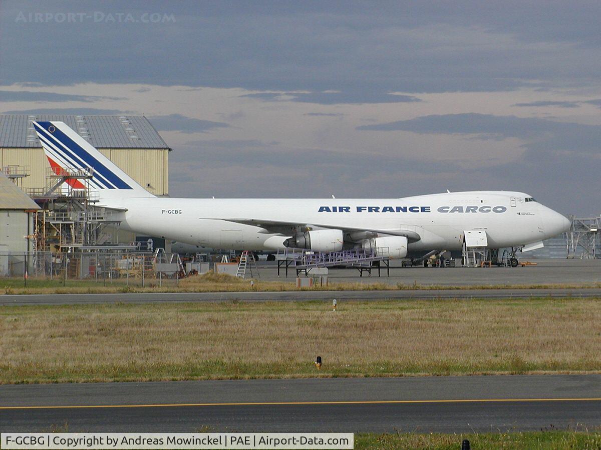 F-GCBG, 1982 Boeing 747-228F/SCD C/N 22939, Air France Cargo Boeing 747 at Paine Field Airport