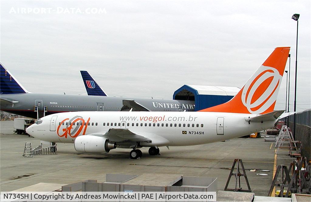 N734SH, 2002 Boeing 737-76N C/N 32734, The lease for this B737-76N was cancelled before it was delivered to GOL.  The lease was taken over by Virgin Blue and it now flies as VH-VBM