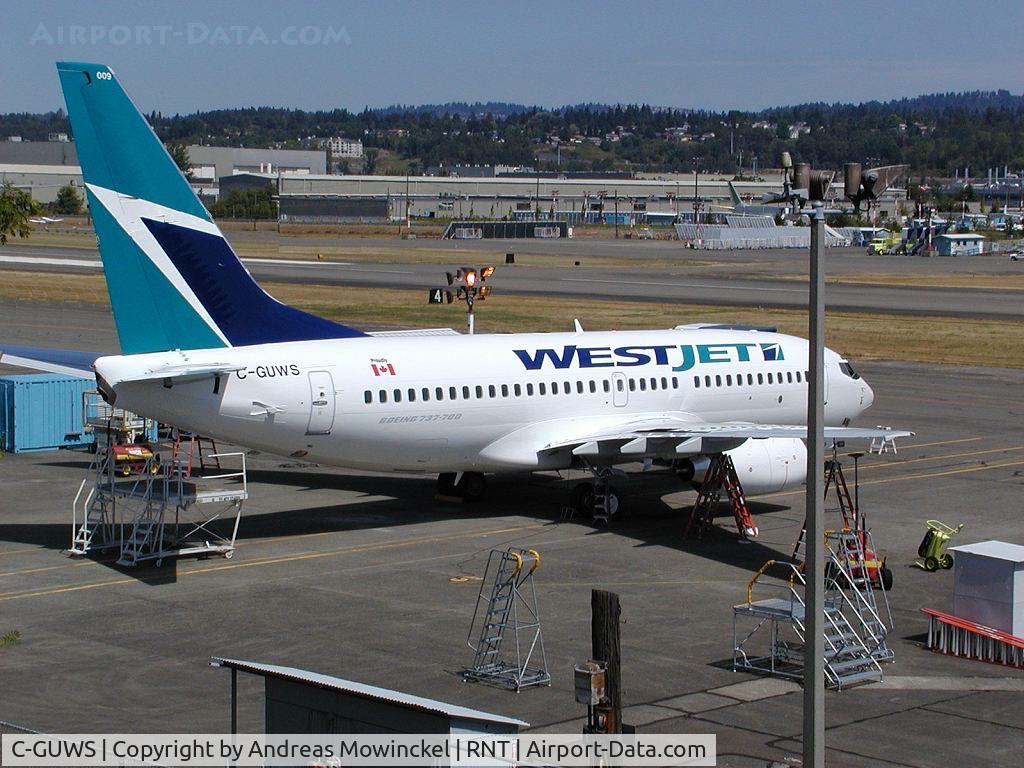 C-GUWS, 2002 Boeing 737-76N C/N 33378, Westjet B737, before being flown to BFI for final checks and delivery