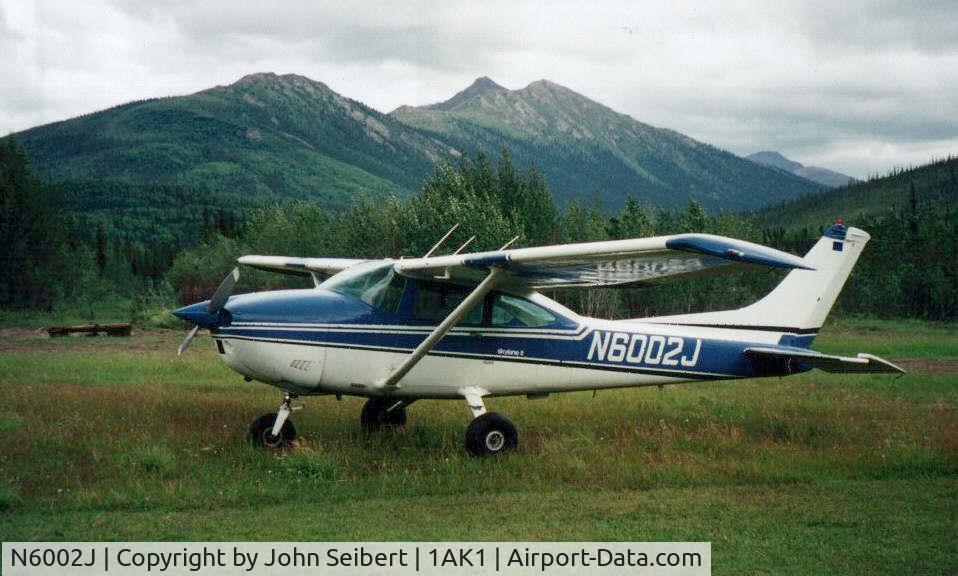 N6002J, 1975 Cessna 182P Skylane C/N 18263607, N6002J at Crevice Creek Alaska