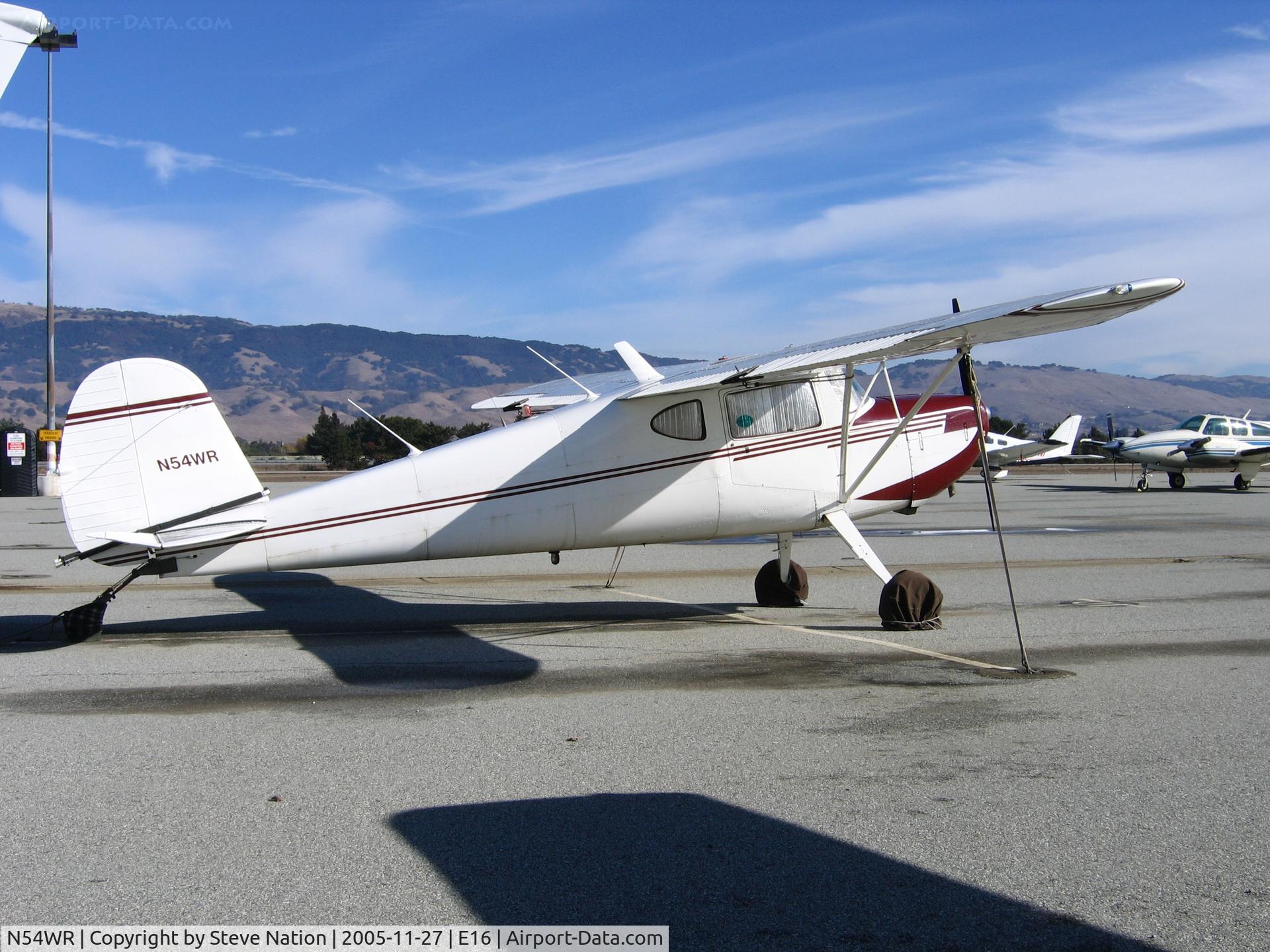 N54WR, 1946 Cessna 140 C/N 11375, 1946 Cessna 140 at San Martin Airport (Morgan Hill), CA