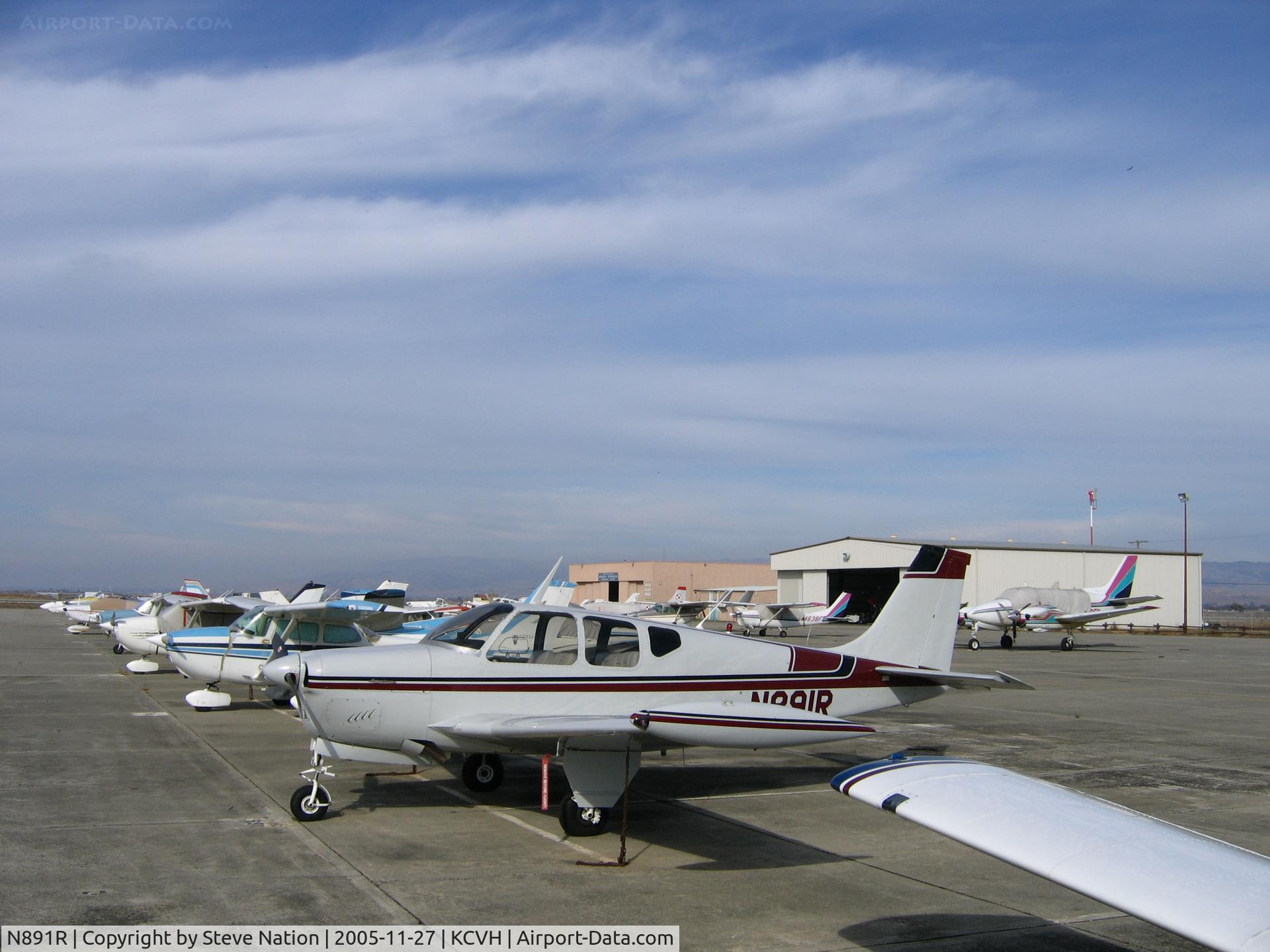 N891R, 1959 Beech 35-33 Debonair C/N CD-15, 1959 Beech 35-33 (clear canopy)  at Hollister Municipal Airport (San Benito County), CA
