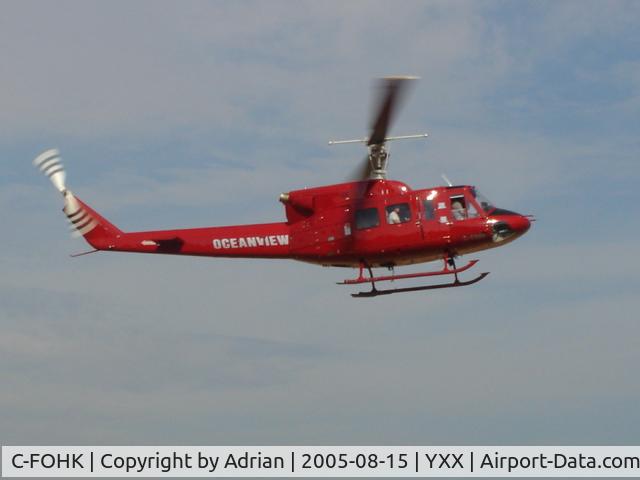 C-FOHK, 1976 Bell 212 C/N 30806, Oceanview Heli --O/H'd by HelitechSupportServices