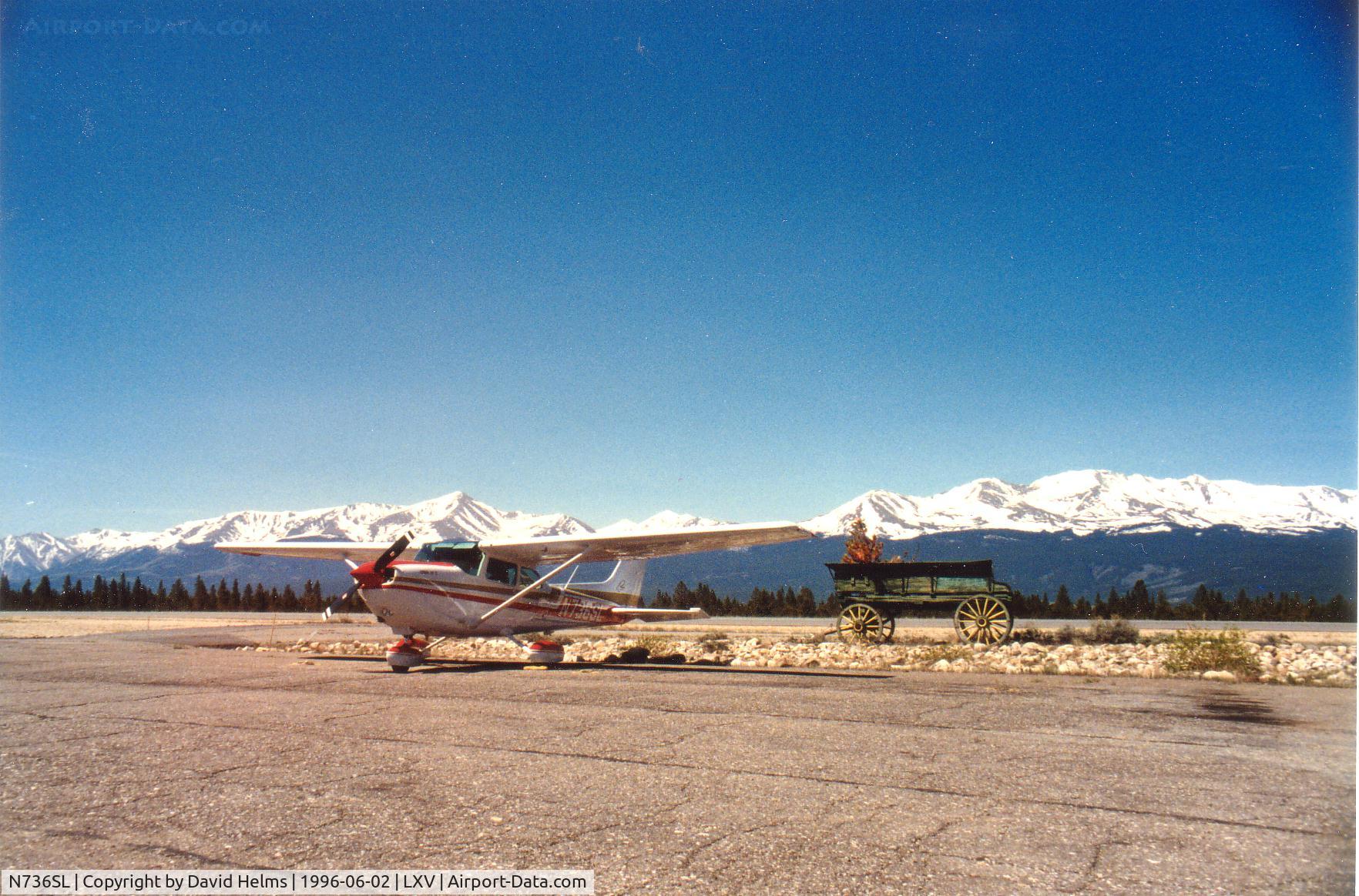 N736SL, 1977 Cessna R172K Hawk XP C/N R1722752, Hawk at Leadville Colorado