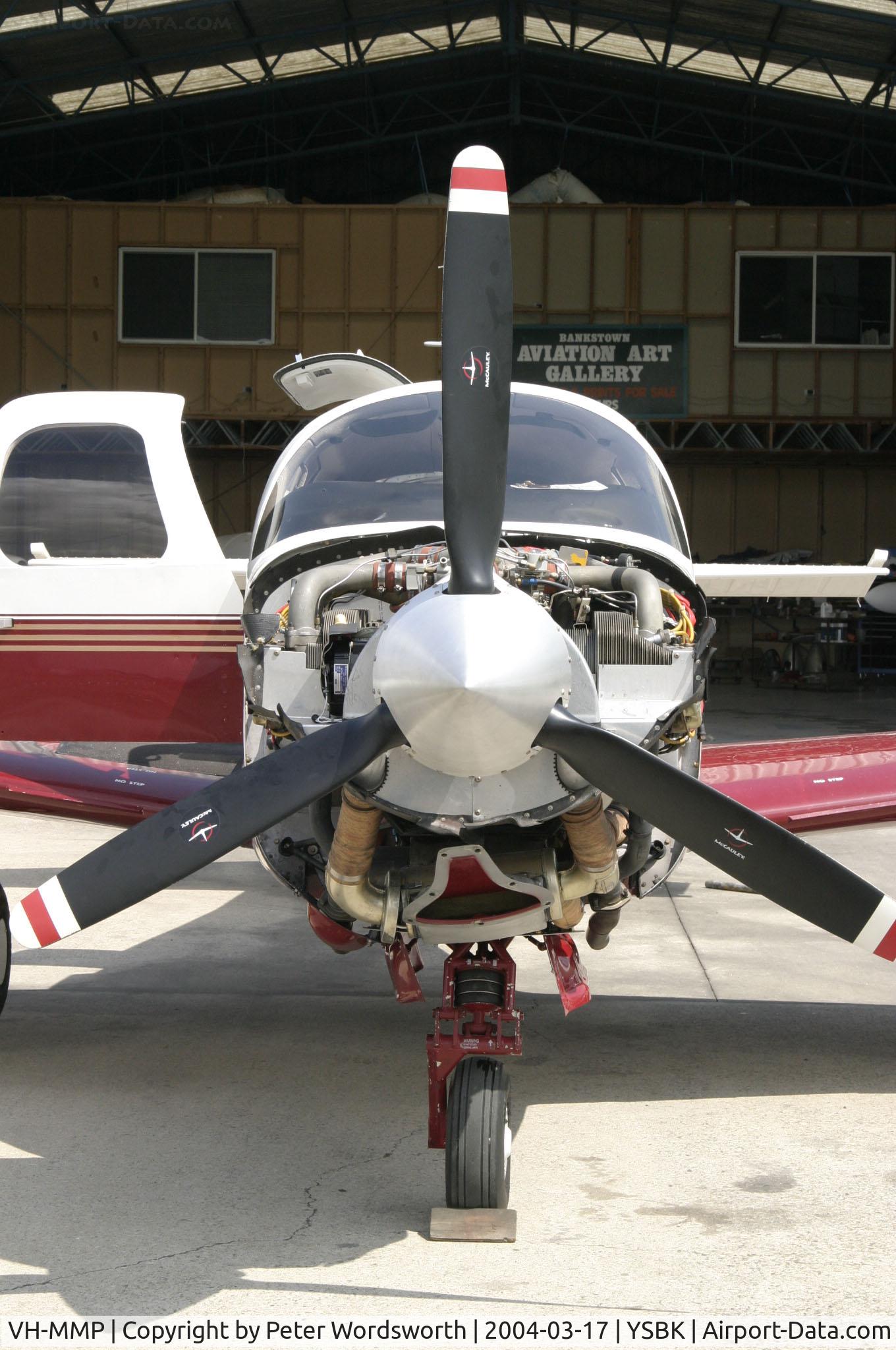 VH-MMP, 1999 Mooney M20R Ovation C/N 29-0203, Undergoing maintenance after transfer to Australian register (was N105PK)