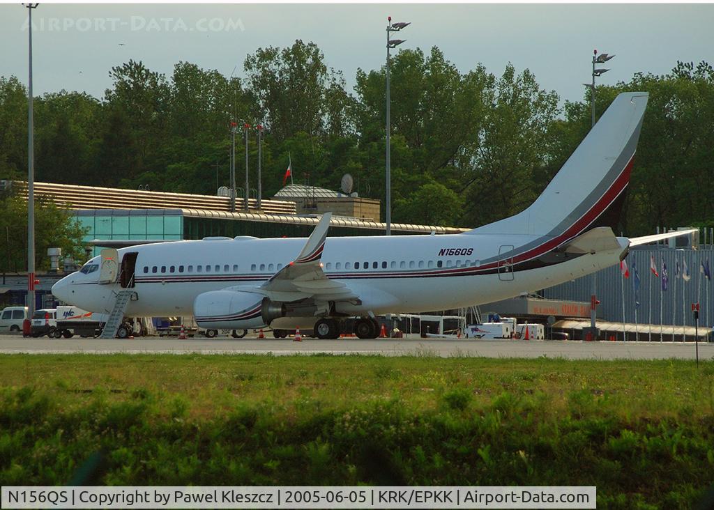 N156QS, 2000 Boeing 737-7BC C/N 30756/569, in the John Paul II International Airport Krakow-Balice