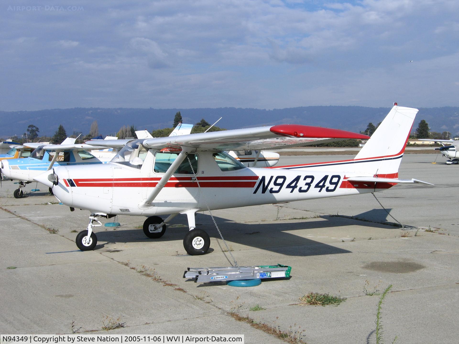 N94349, 1982 Cessna 152 C/N 15285653, 1982 Cessna 152 at Watsonville, CA