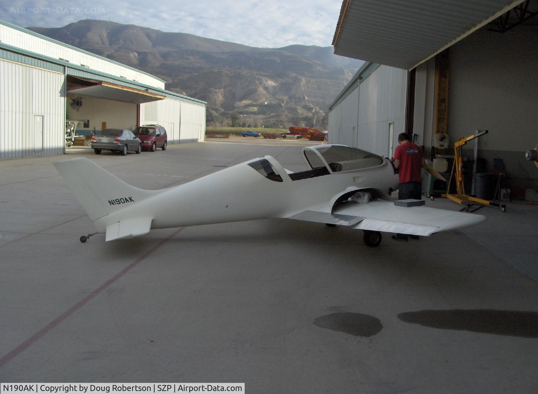 N190AK, 2004 Aero Designs Pulsar C/N KP-1, 2004 Kozloff PULSAR Rotax 912, Experimental class