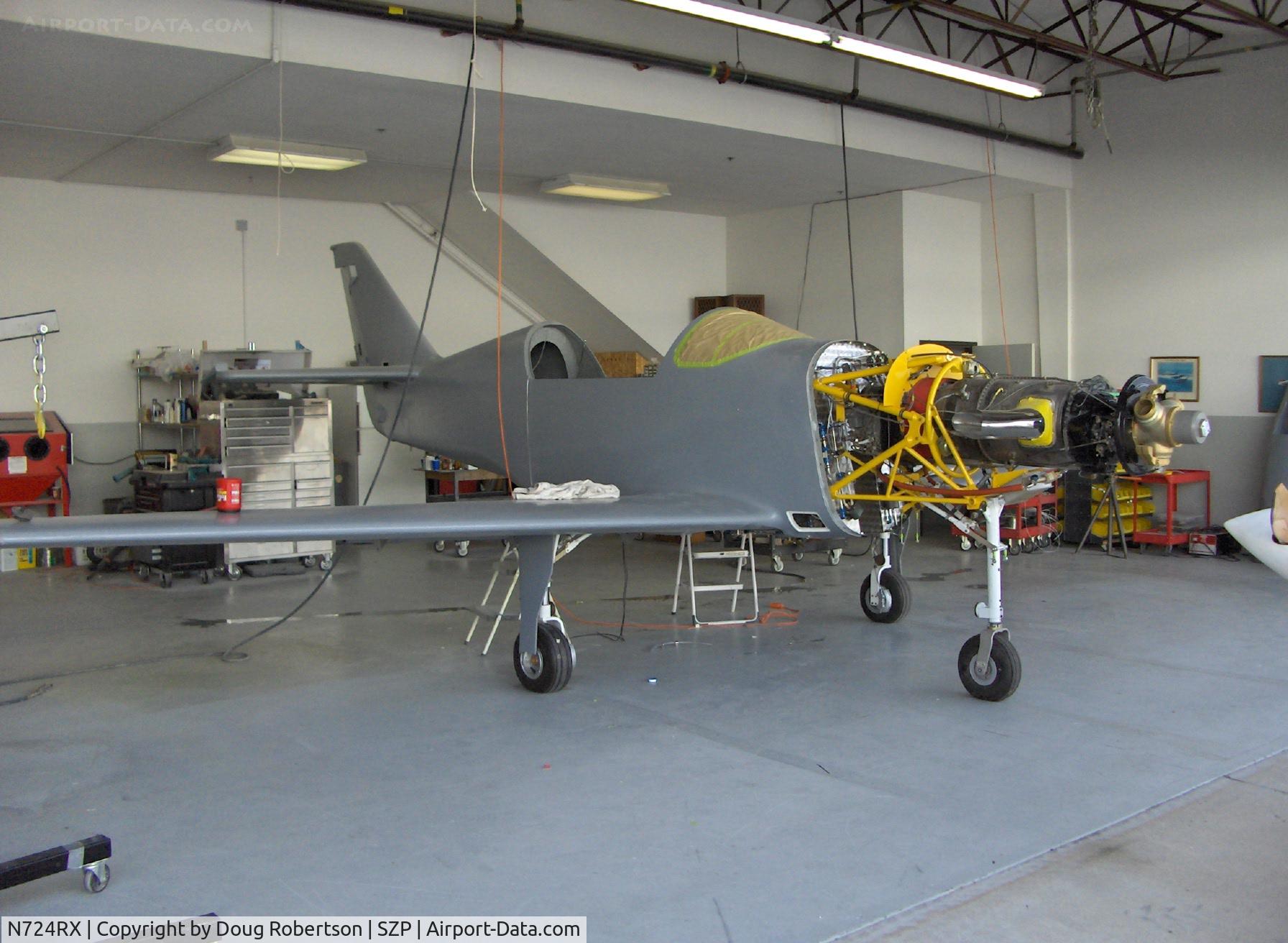 N724RX, 2006 Legend Aircraft Legend C/N 001, TURBINE LEGEND in build, Walter M 601-D Turbine, Tri-blade Avia V 508E/84 constant-speed reversible pitch feathering prop, blades removed