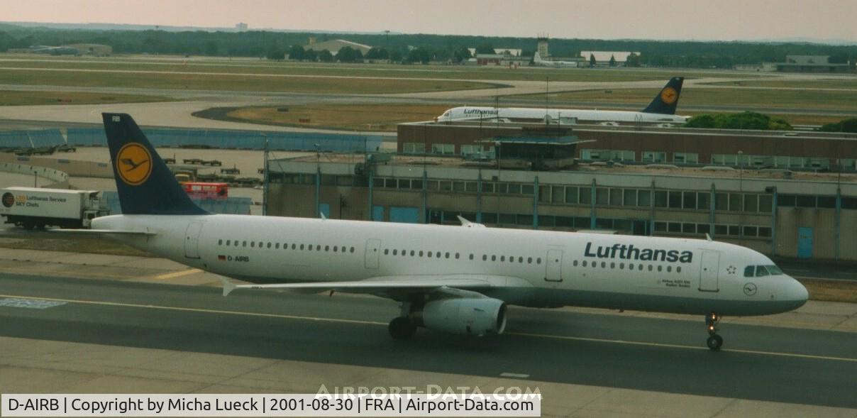 D-AIRB, 1993 Airbus A321-131 C/N 0468, Taxiing to the runway