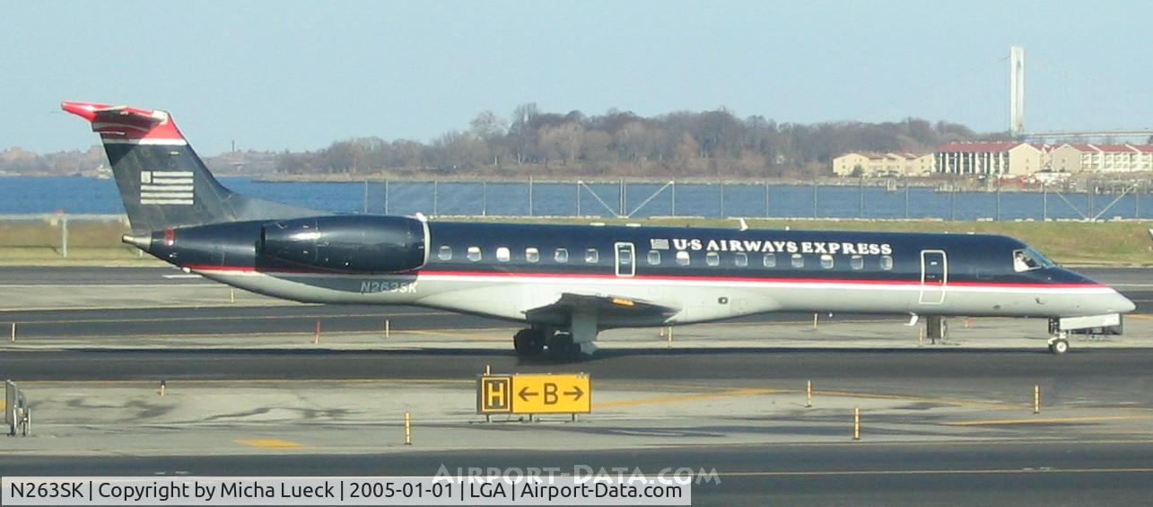 N263SK, 1999 Embraer ERJ-145LR (EMB-145LR) C/N 145199, A crisp New Year's Day in New York City