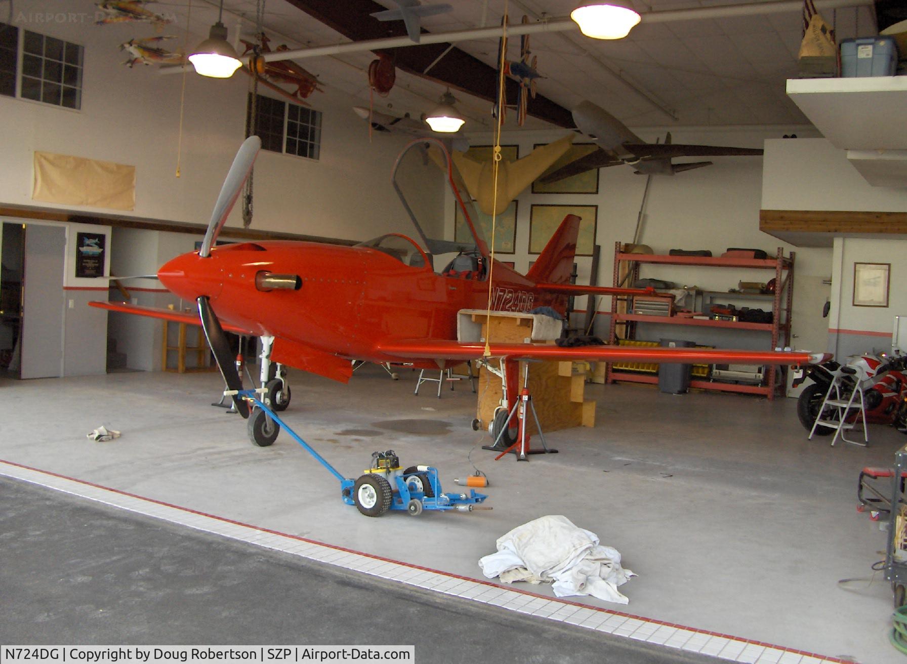 N724DG, 2002 Legend Aircraft Legend C/N 1, 2002 GRAY-SPECIAL TURBINE LEGEND, Walter 601-D 724 Hp Turbine, Vne 400 mph, Experimental class
